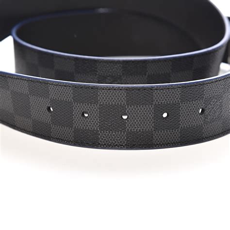 lv initiales 40 mm reversibile|louis vuitton damier belt graphite.